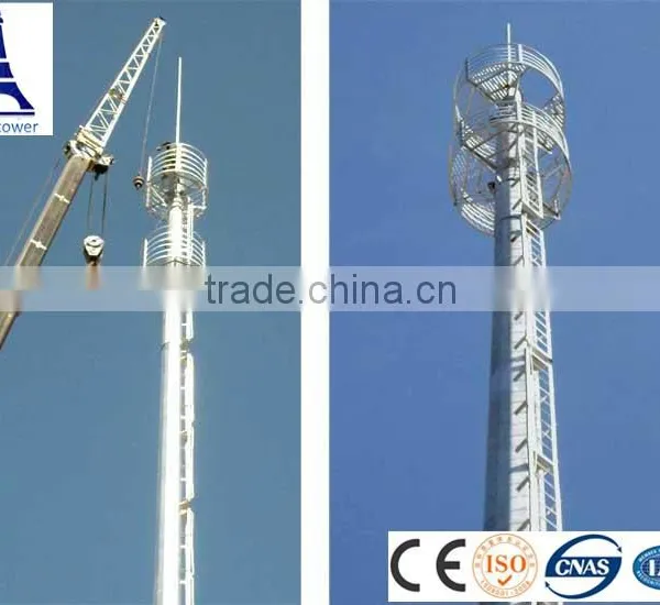 High Quality Hot Dip Galvanized Octagonal Steel Pole photo-6