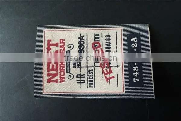 Wholesale Customize Black Chinese Clothing Woven Patches With Factory Price photo-3