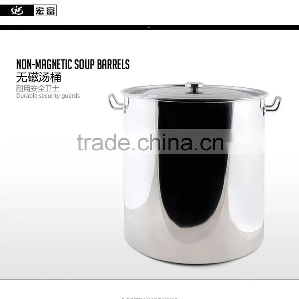 Large Metal Stainless Steel Restaurant Catering Cooking Pots photo-2