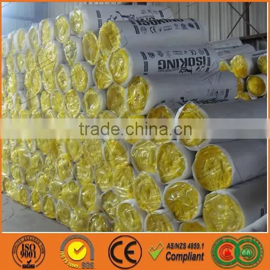 ISOKING 50mm Cheap Glass Wool Insulation Roll Price Quality Choice photo-3