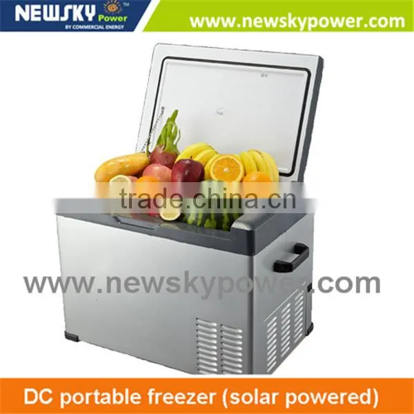 DC 12V 24V Small Solar Power Mini Car Fridge photo-2