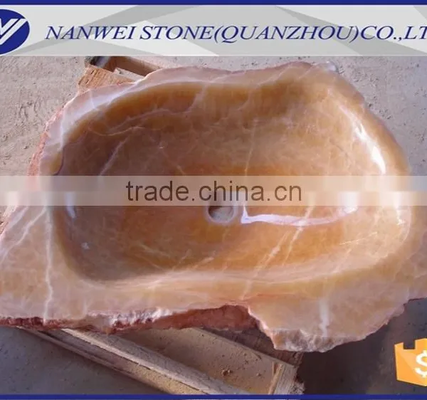 New Design Nature Stone Bathroom Art Wash Basin photo-3