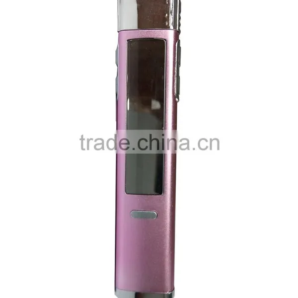 Fashion Design Mini OLED Screen 160maH Lithium Battery Long Distance Voice Recorder With Clamp GC-F1 photo-2
