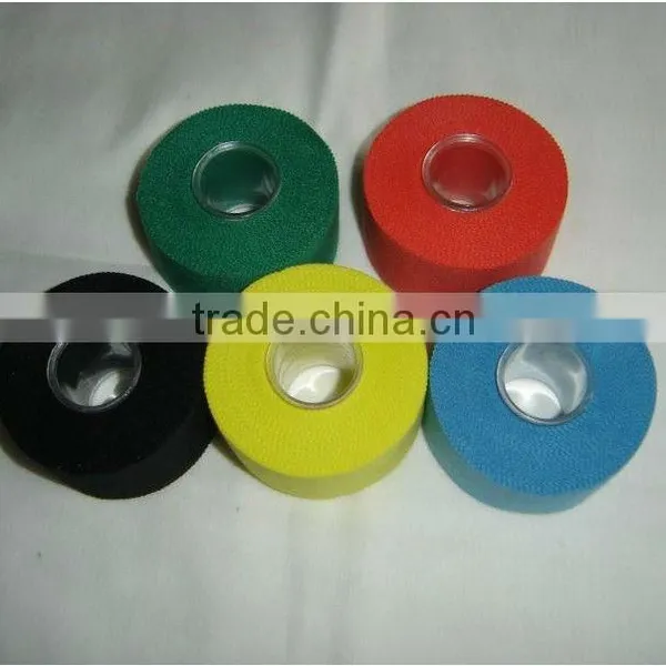 Tear by Hand Non - Elastic Black Rigid Athletic Sports Strapping Tape CE/FDA/ISO Approved (SY)