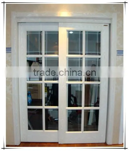Fashion Patterns Price of Aluminum Sliding Door With Grill Design in High Quality photo-3