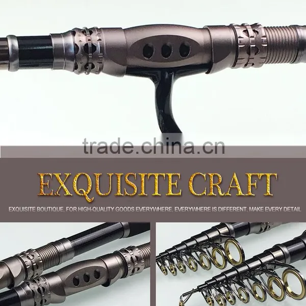 Spin Spinning Rod and Reel Combos Carbon Telescopic Fishing Rod With Reel Combo Sea Saltwater Freshwater Kit Fishing Rod Kit