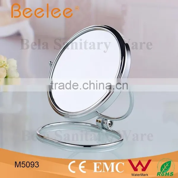 3 Inch Foldable Round Double Side Makeup Mirror Pocket Mirror for Travel photo-2