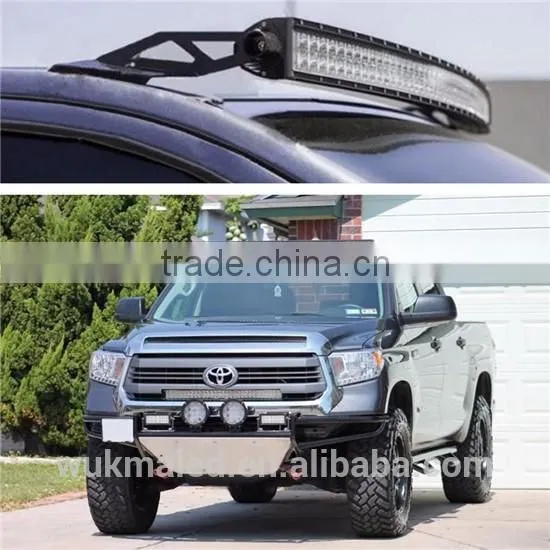 2pcs 2007 08-2014 Toyota Tundra 50inch Led Curved Light Bar Roof Mount Brackets photo-3