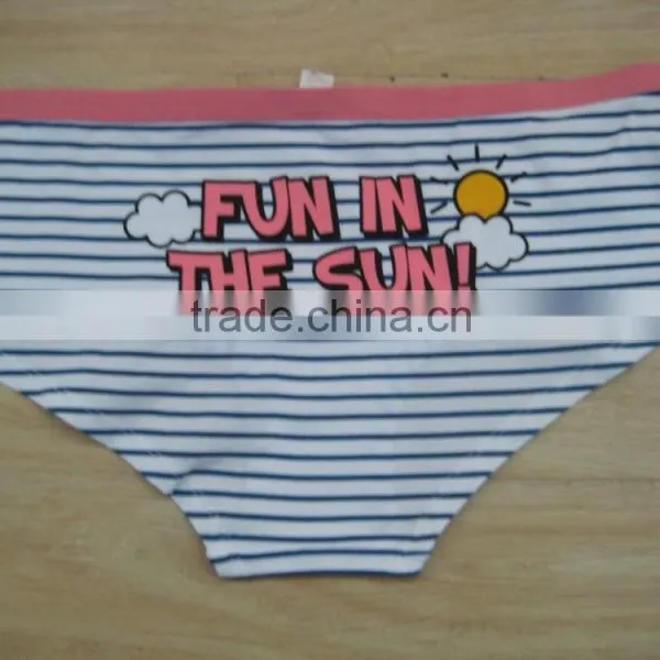 Wholesale Price Briefs for Kids Lovely Stripe Underwear photo-2