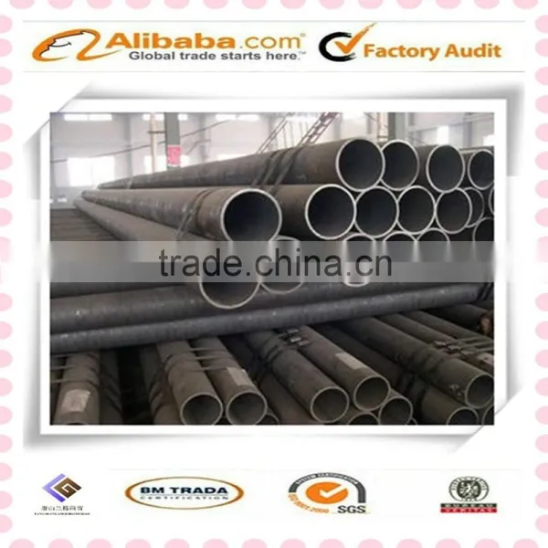 Hebei Tangshan ERW Round Tubes Black Steel Round Pipe photo-4