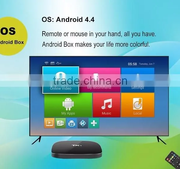 Amlogic S805 QUAD CORE A5 TX1 TV BOX photo-5