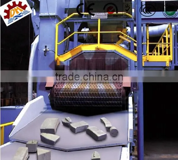OUTSTANDING QUALITY QAUTOMATIC WIRE MESH H BEAM STEEL PIPE PLATE SHOT BLASTING MACHINE photo-3