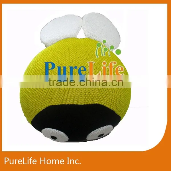 SZPLH 100 Acrylic Bee Crochet Pillow With Styrofoam Ball