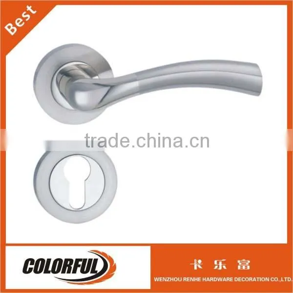 Satin Solid Stainless Steel Indoor Lock photo-4