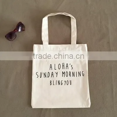 Fashionable Canvas Tote Bag Shopping Bag With Logo Printed photo-3