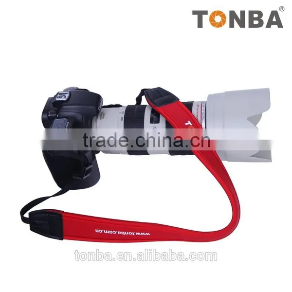 Customized LOGO Waterproof Elastic Camera Neck Strap-Red photo-2