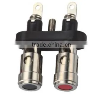 Dual spring Lock binding post