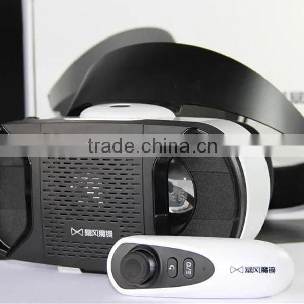 Baofeng 4.0Virtual Reality 3D Glasses a Black Helmet VR Goggles for 4.7-5.5 Inch Smartphones With Remote Control photo-2