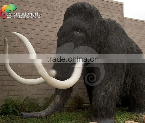 Theme Park Animatronic Animal For Sale , Model Life Size Simulation Mammoth photo-2