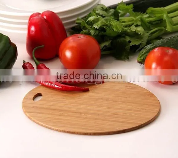 Wooden Pig Shaped Cutting Board Round Wood Cutting Board With Handle photo-2