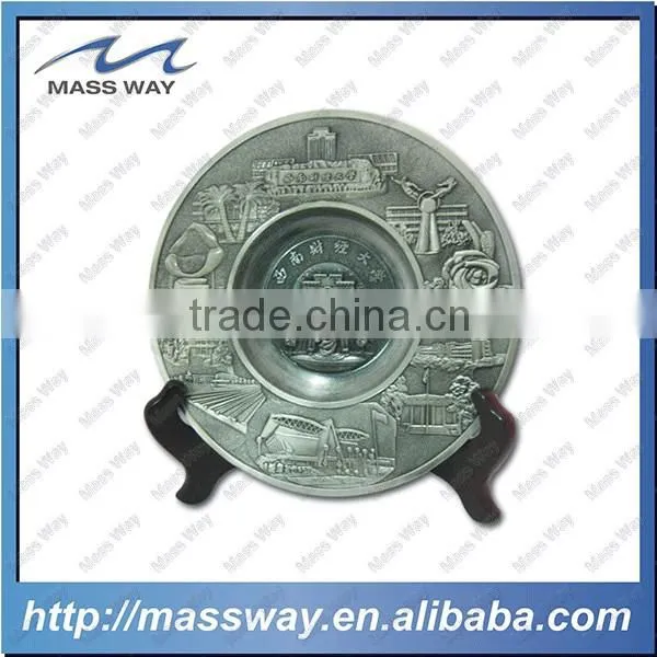 Promotion Antique Brass Metal Commemorative Plates photo-3