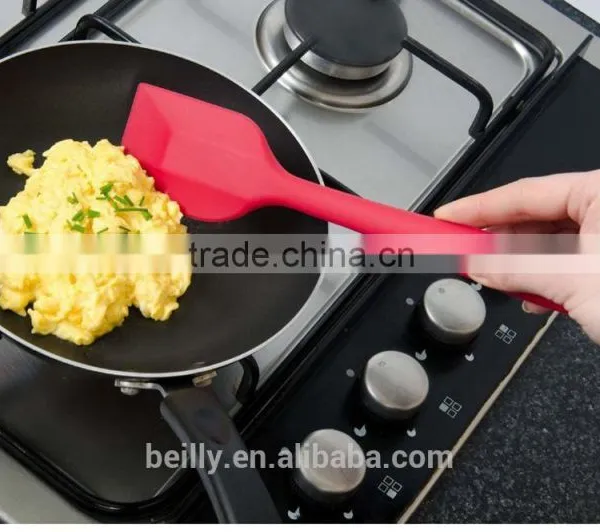 Non-stick Red 5 Pcs Silicone Cooking Utensils for Kitchen photo-5