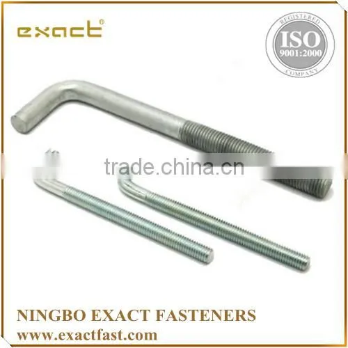 FACTORY SUPPLY HIGH QUALITY ZINC/HDG ASSEMBLED WITH WASHER AND NUT ANCHOR BOLT/ L SHAPE BOLT photo-5