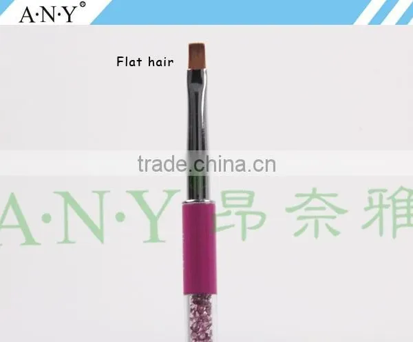 ANY UV Gel Nails Building One Stroke Painting Synthetic Gel Brush for Nail Art photo-6