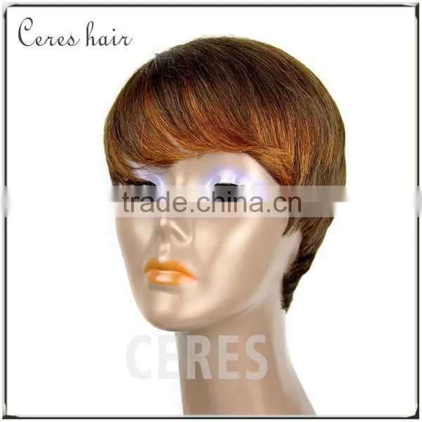 Premium High Grade Curly Brazilian Hair Lace Front Wig, Human Hairl Lace Front Wig in Stock photo-3