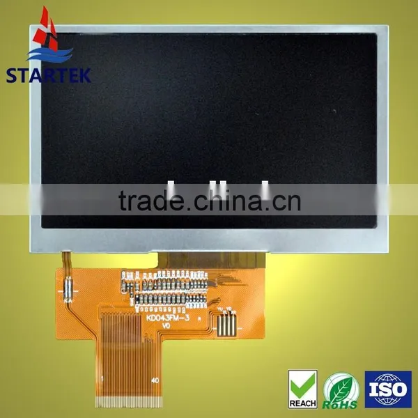 4.3 Inch TFT LCD 480*272 Full Viewing Angle With 8/16/18/24 Bit RGB Interface photo-3