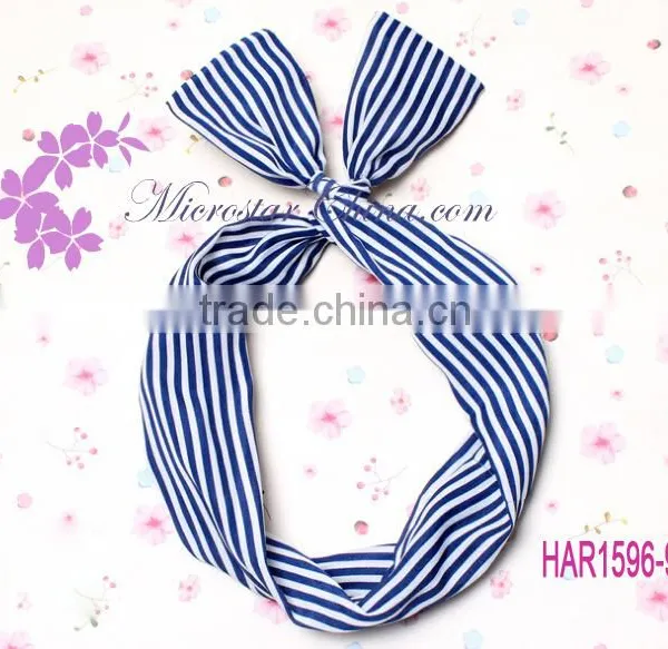 IN STOCK Girls Stretch Knot Rabbit Bow Headband Hairband Strip Headwear Wholesale photo-5