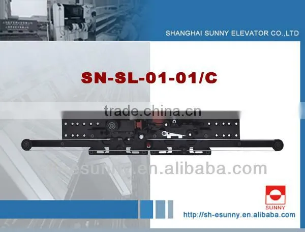 2 panels door device/center opening landing door/elevator hall door