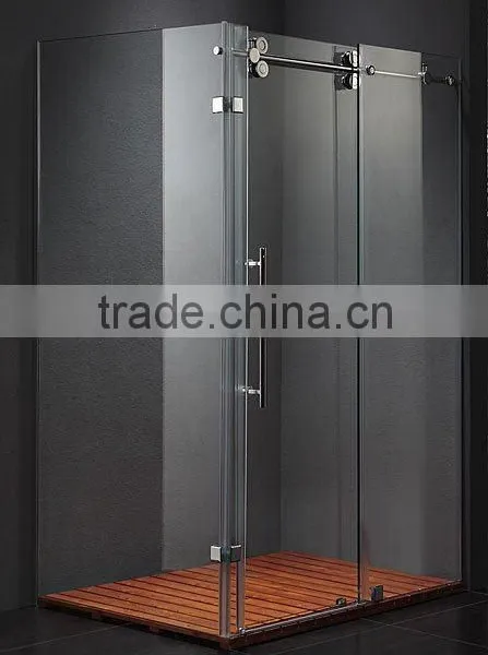 2-side glass shower door