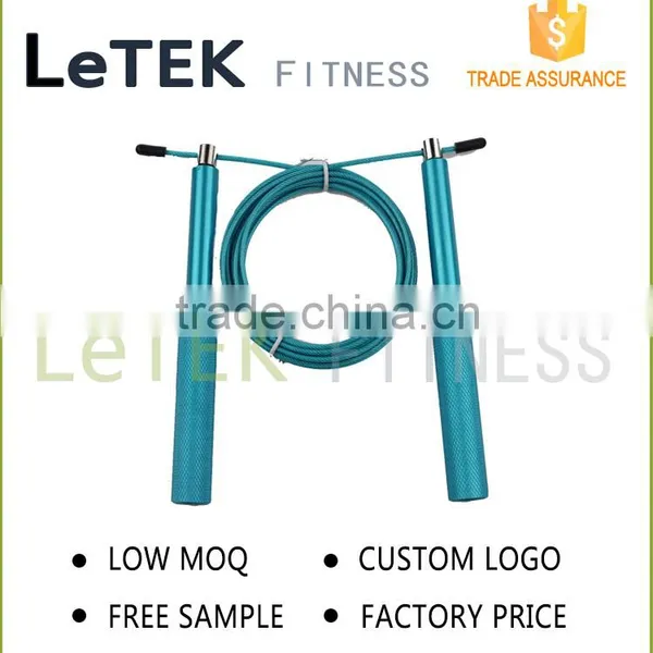 High Quality Adjustable Steel Rope Aluminum Jump Rope photo-2