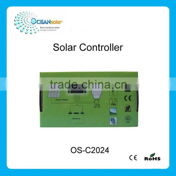 20A Auto 12V24V Solar Controller Manual PWM Solar Charge Controller photo-5