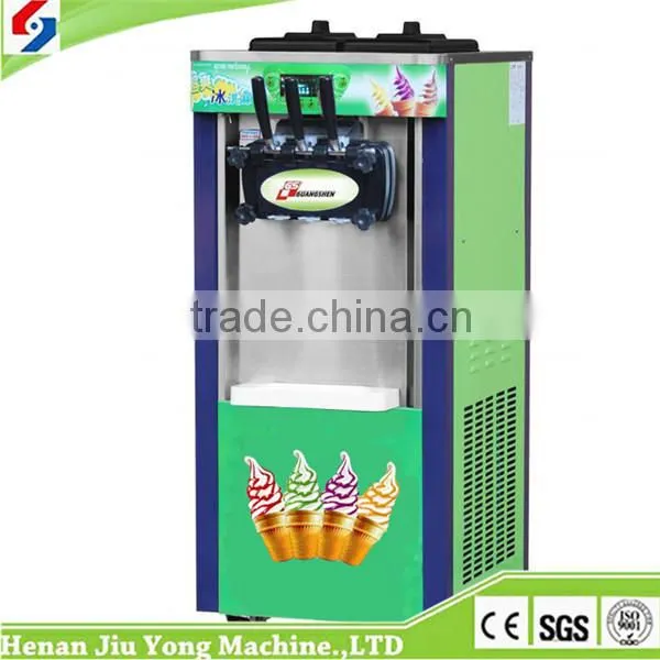High Capacity Double Compressor Soft Ice Cream Machine