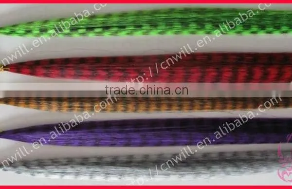 Fashion Grizzly Feathers Fake Feather Hair Extensions Animal Print Hair Extensions Wholesale photo-4