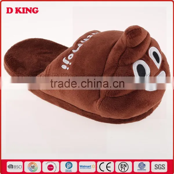 Wholesale Novelty Funny Men Indoor Soft Expression Slippers Yangzhou China photo-4