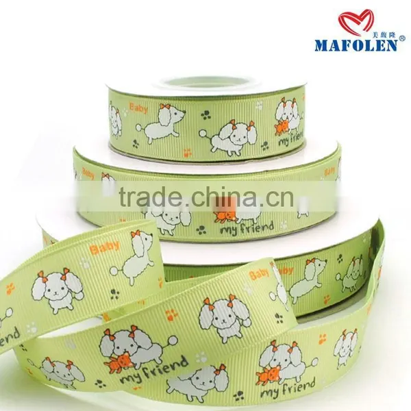 3 Inch Custom Printed Cartoon Character Grosgrain Ribbon for Sale photo-4