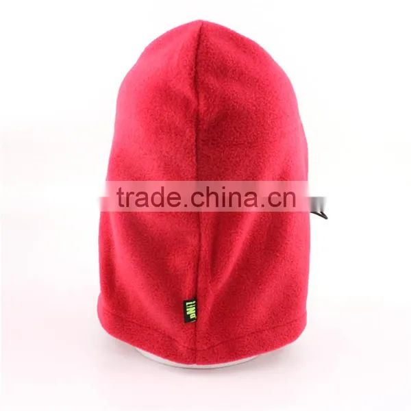 Warm Red Fleece Face Mask Animal Balaclava photo-4