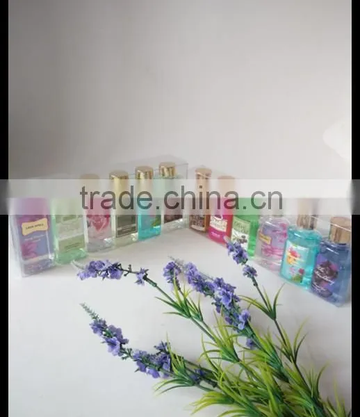 Flower Herbal Fragrances 65ml Moisturizing Body Gel Shower Gel Set With PVC Folded Box photo-3