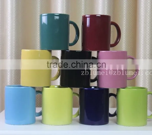 Colorful Glazed Stoneware Mug