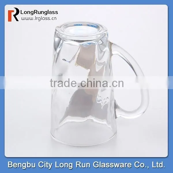 LongRun 360ml Hot New Products for 2015 Promotional Drinking Glass Mug Handle With Customer's Logo photo-6