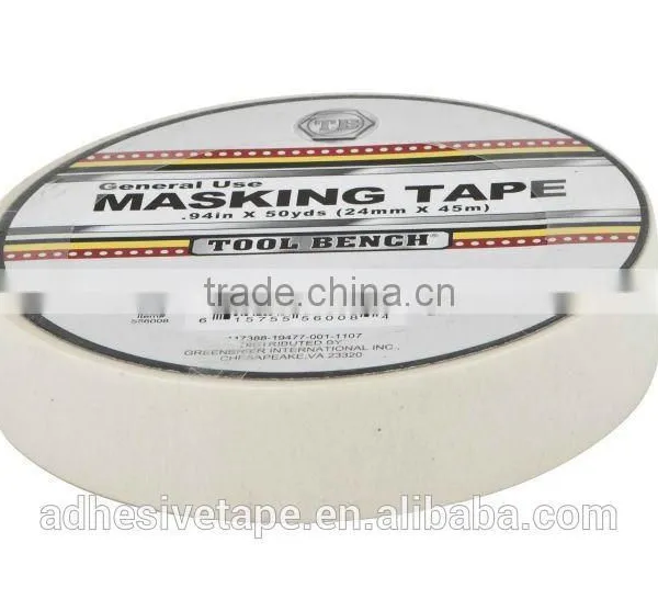 Beige Creamy-white Crepe Tape MASKING Tape photo-6