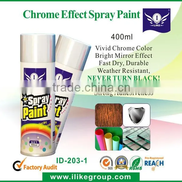Thermoplastic Acrylic Resin Chrome Electrating Effect Spray Paint photo-2