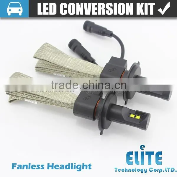 12v-24v Auto Fanless 6000LM h4 Car Led Headlight on Hot Sell photo-3
