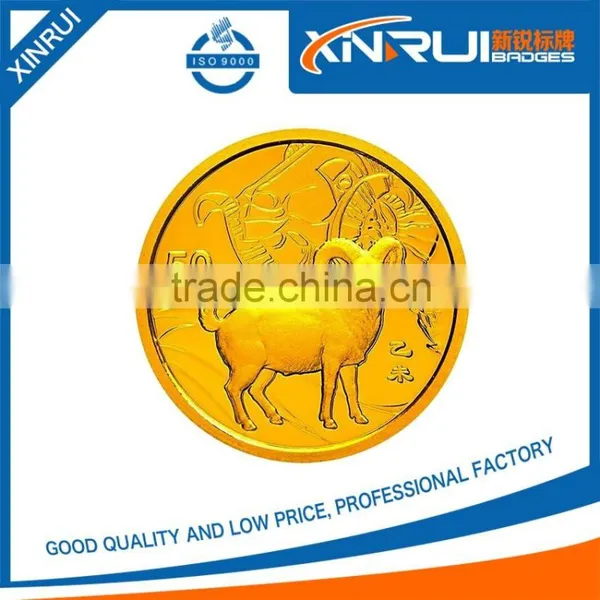 2016 New Good Quality Cheap Custom Gold Coin for Sale photo-3