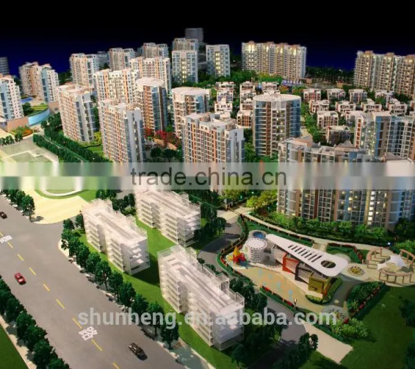 New Product Plastic Miniature Architectural Model photo-3