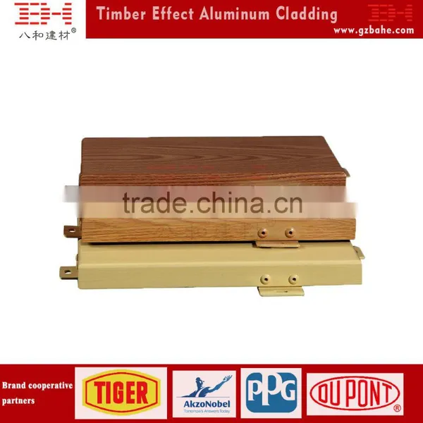 Wholesale Price Wood Grain Aluminum Exterior Wall Cladding Material photo-4