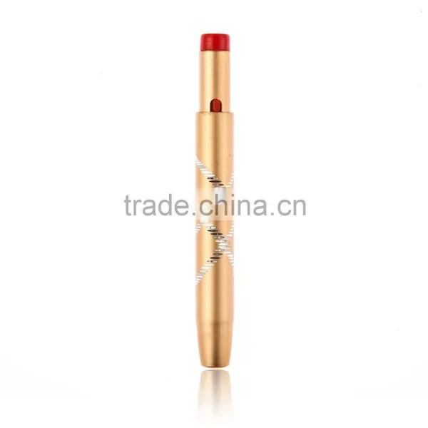 Retractable Lipbrush Mini Flexible Lip Brush Portable Alloy Outer Tube Cover Makeup Tool Travel Home Use photo-5